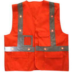 Rechargeable LED Light Up Safety Vest