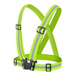 Reflective Elastic Adjustable Running Vest